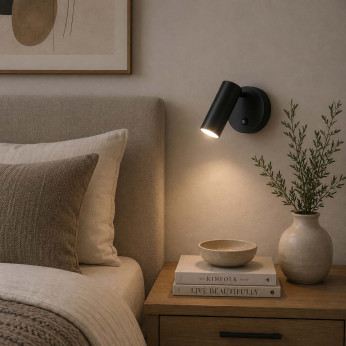 Perenz Faretto a LED singolo design moderno in metallo con interruttore Canor