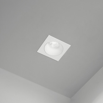 Perenz Faretto da incasso con struttura in metallo quadrata diffusore fisso Oasis