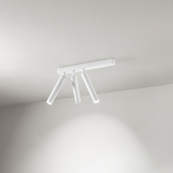 Perenz Faretto da soffitto a led con struttura in metallo e 3 diffusori orientabili Bambù