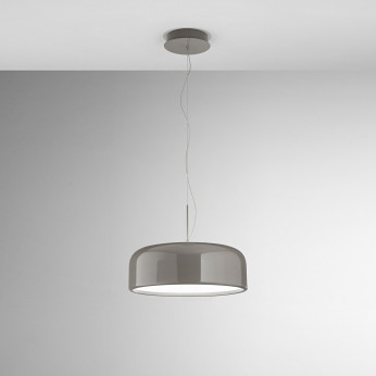 Perenz Lampada a sospensione a led grande in metallo con diffusore in acrilico Velia