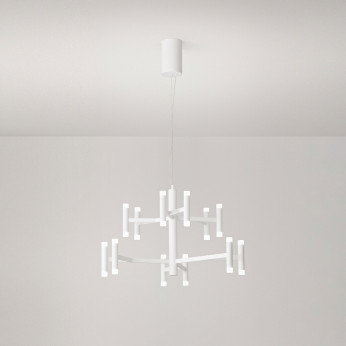 Perenz Lampada a sospensione a led struttura in metallo e diffusori in acrilico Candles