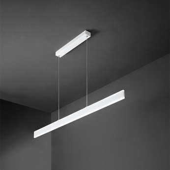 Perenz Lampada a sospensione con diffusore lineare a LED e struttura in alluminio Kante
