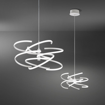 Perenz Lampada a sospensione grande a led struttura in metallo Nest