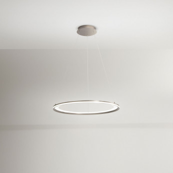 Perenz Lampada a sospensione media a led con struttura in metallo rotonda Edge