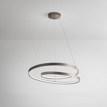 Perenz Lampada a sospensione piccola a led struttura in metallo e diffusore a spirale Ritmo