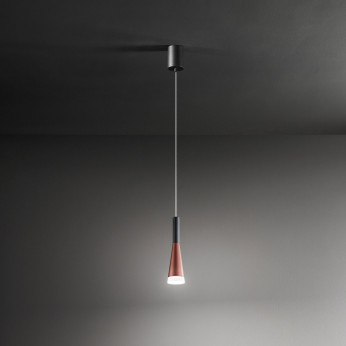 Perenz Lampada a sospensione singola a led con struttura in metallo Cone