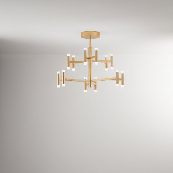 Perenz Lampada da soffitto a led struttura in metallo e diffusori in acrilico Candles