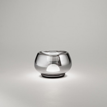 Perenz Lampada da tavolo a led con struttura in metallo e diffusore in vetro Kave