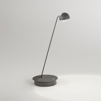 Perenz Lampada da tavolo led con struttura in metallo e diffusore orientabile in vetro Lyra