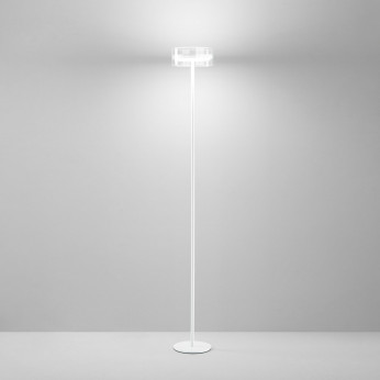 Perenz Piantana moderna a led struttura in metallo diffusore in vetro Aere