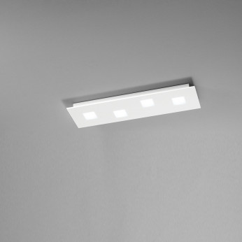 Perenz Plafoniera a led con struttura in alluminio rettangolare dal design moderno Pixel