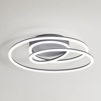 Perenz Plafoniera da soffitto a led con struttura in metallo e diffusore a spirale Spira
