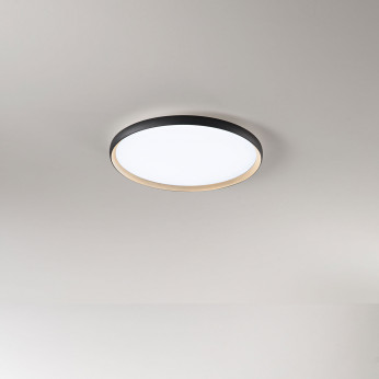 Perenz Plafoniera da soffitto piccola con led dimmerabile struttura in metallo rotonda Halo