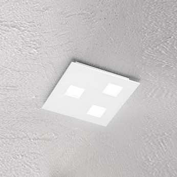 Perenz Plafoniera media a led con struttura in alluminio quadrata dal design moderno Pixel