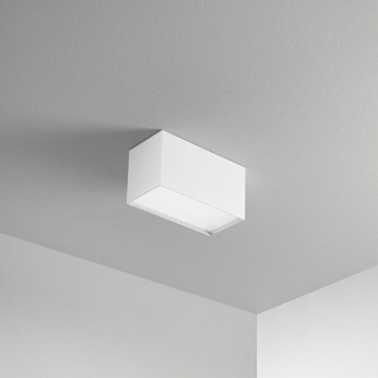 Perenz Plafoniera rettangolare a led con struttura in metallo e diffusore in acrilico Tric