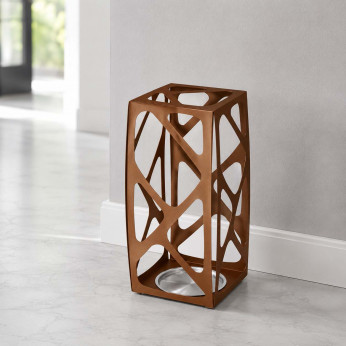 Pezzani Portaombrelli in stile moderno in acciaio verniciato sabbiato Basket