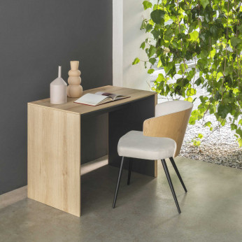 Pezzani Scrivania con struttura in legno laminato ecologico dal design moderno Linea