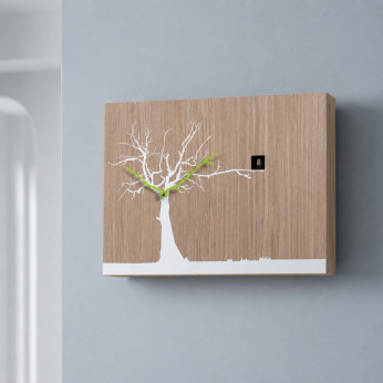 Progetti Orologio da parete a cucù in legno dal design moderno ed elegante CùCùRùKù
