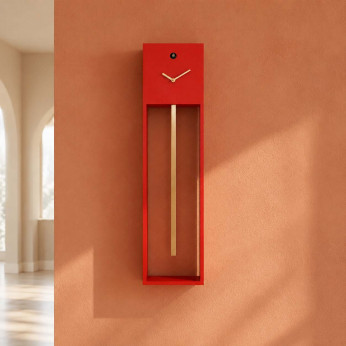 Progetti Orologio da parete a pendolo e cucù con struttura moderna ed elegante Uaigong