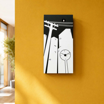 Progetti Orologio da parete di design a cucù Cucucity