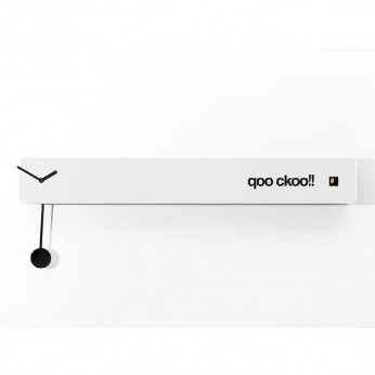 Progetti Orologio da parete orizzontale a cucù dal design moderno ed elegante Q02