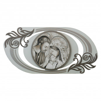 Artitalia Capezzale la sacra famiglia quadro moderno per camera da letto 120x60