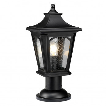 Quoizel Lampioncino da giardino con diffusore a 1 luce dal design rustico Bedford