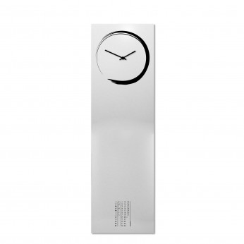 Design Object Orologio da parete verticale con calendario e lavagna magnetica "S-ENSO"