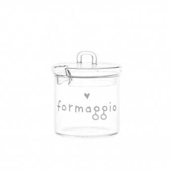 Simple Day Barattolo con coperchio in vetro Formaggio