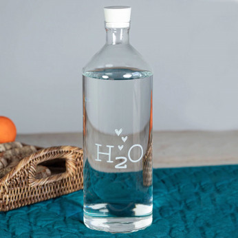 Simple Day Bottiglia in vetro per acqua H2O
