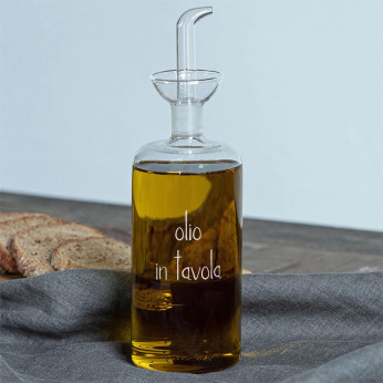 Simple Day Bottiglia in vetro per olio 570ml Olio in Tavola