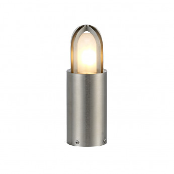 Elstead Lighting Paletto luce da giardino moderno in ottone da esterno con diffusore in vetro Paignton