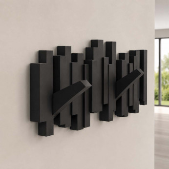 Umbra Appendiabiti da parete con ganci estraibili dal design moderno 