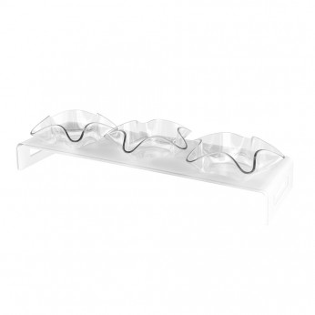 Vesta Antipastiera rettangolare con 3 ciotole dal design elegante Happy