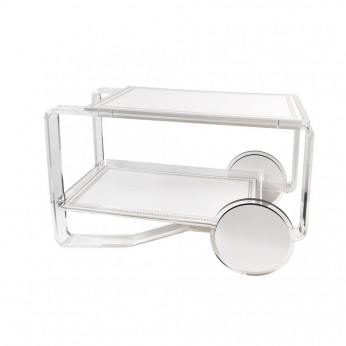 Vesta Carrello portavivande con ruote e struttura in plexiglass Finlandia