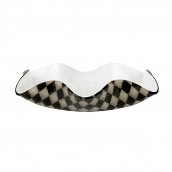 Vesta Centrotavola piccolo in plexiglass dal design moderno decoro Foulard Soft