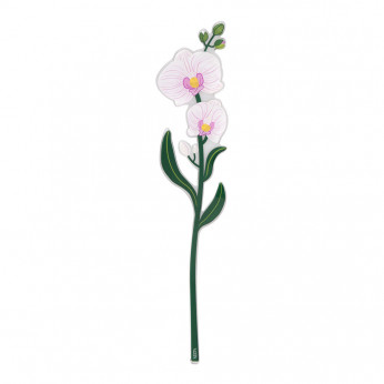 Vesta Fiore di orchidea piccolo in plexiglass per vaso Funny flowers