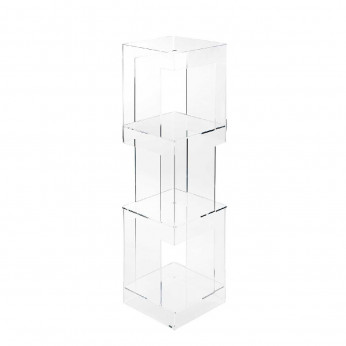 Vesta Libreria da terra piccola in stile moderno in plexiglass 432 Collection