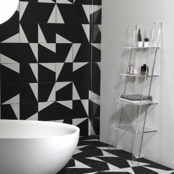 Vesta Libreria/Mobile Bagno con 4 ripiani in plexiglass in stile moderno Way Up