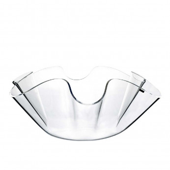 Vesta Portabottiglia/Centrotavola grande in plexiglass dalle linee moderne Soft