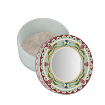 Vesta Portagioie rotondo piccolo in plexiglass con coperchio Happy Beaty