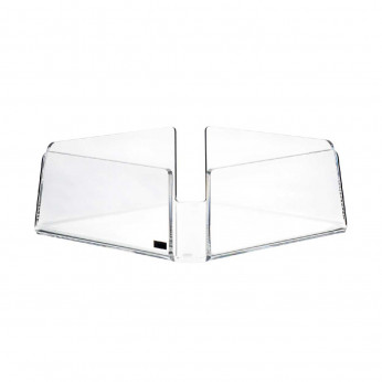 Vesta Portatovaglioli grande in plexiglass dalle linee moderne Like Water