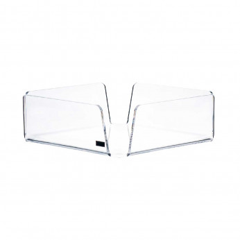 Vesta Portatovaglioli medio in plexiglass dalle linee moderne Like Water