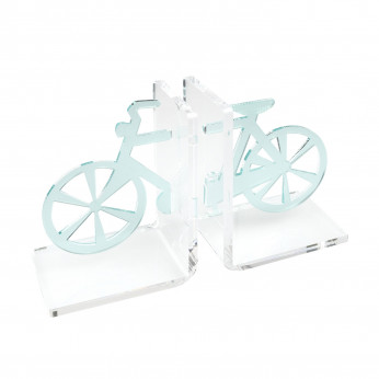 Vesta Reggilibri set 2pz con struttura in plexiglass dalle linea moderna Bicicletta