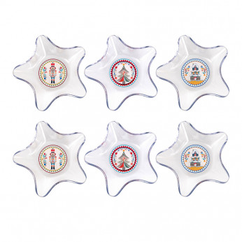 Vesta Set 6 ciotoline in plexiglass Fiaba
