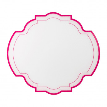 Vesta Set 2 pezzi Sottopiatti in PMMA dal design moderno in stile barocco Decor