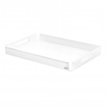Vesta Vassoio rettangolare piccolo in plexiglass dal design moderno ed elegante Like Water