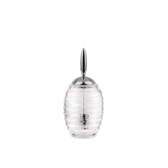 Alessi Barattolo per Miele in Vetro Honey Pot