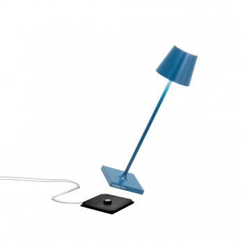 Zafferano Lampada da tavolo LED dimmerabile e ricaricabile "Poldina Micro" Poldina