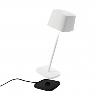 Zafferano Lampada da tavolo LED dimmerabile e ricaricabile "Tavolo PRO" Ofelia